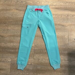 women's Neon Blue Zamora - Jogger Scrub Pants - XXS / Neon Blue